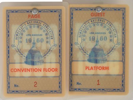 Lot #23 John F. Kennedy DNC Badges Badges