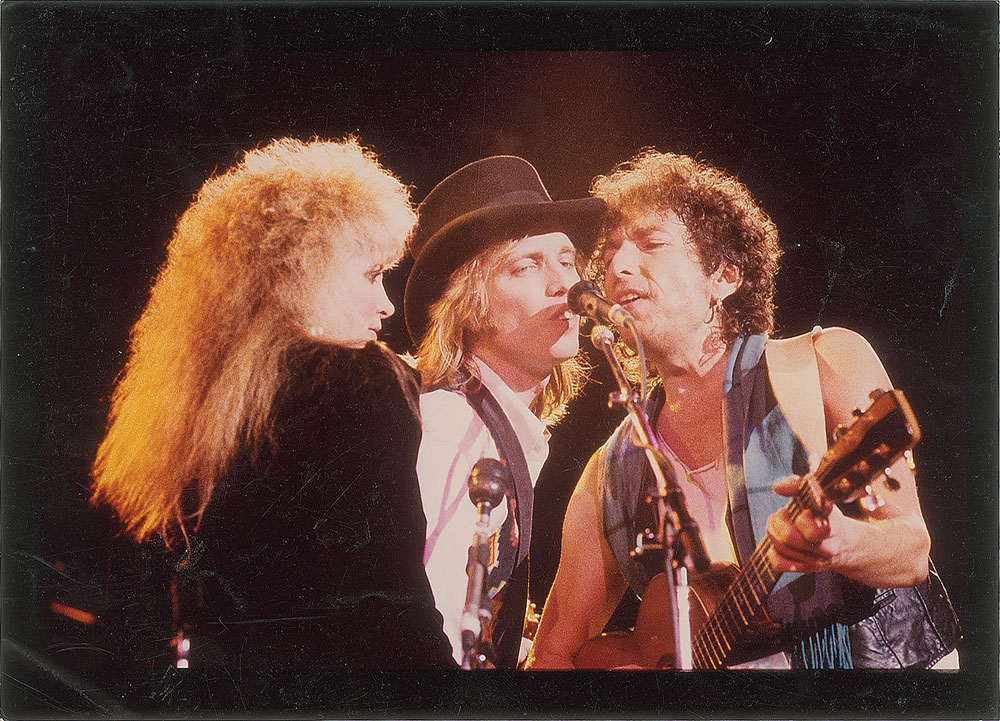 Bob Dylan, Tom Petty, and Stevie Nicks Original Vintage