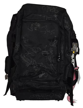 Lot #2492  Grammy MusiCares Multi-Signed Travel Bag - Image 1