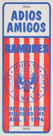 Lot #2409  Ramones Collection of (4) Items - Image 1