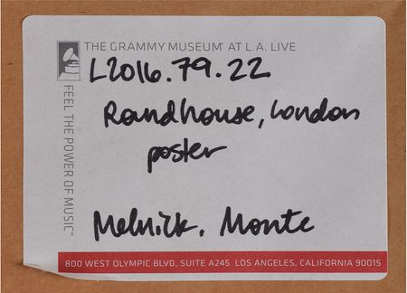 Lot #2424  Ramones, Talking Heads, and The Saints London Poster - Image 2