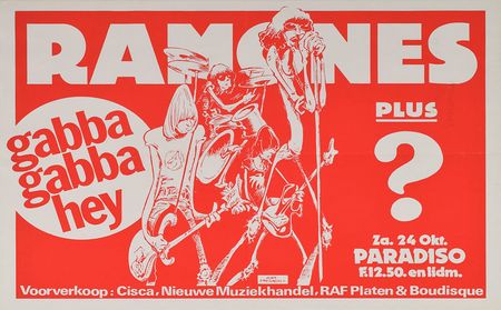 Lot #2393  Ramones 1981 Amsterdam 'Gabba Gabba