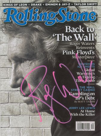 Lot #730 Roger Waters Signed Magazine
