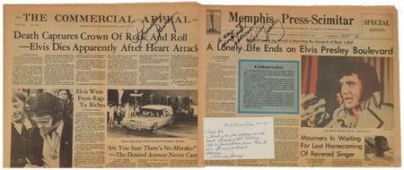 Lot #2084 Elvis Presley: Priscilla Presley Set of