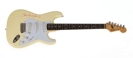 Lot #2456 Stevie Ray Vaughan Signed Guitar - Image 1