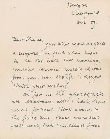 Lot #2078 Stuart Sutcliffe Autograph Letter Signed - Image 1