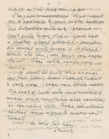 Lot #2078 Stuart Sutcliffe Autograph Letter Signed - Image 9