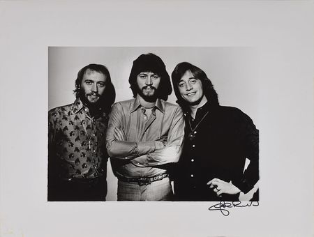 Lot #2298 John  Rowlands Lithographs: Bowie, Stewart, Bee Gees - Image 1