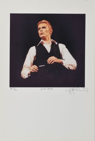 Lot #2298 John  Rowlands Lithographs: Bowie, Stewart, Bee Gees - Image 4