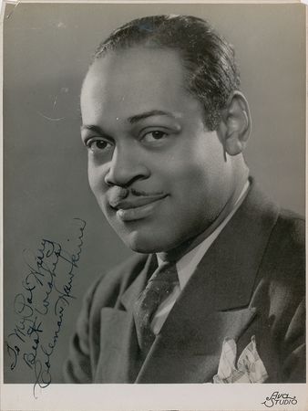 Lot #2195 Coleman Hawkins Signed Photograph - Image 1
