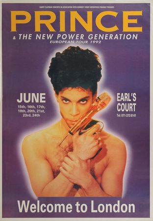 Prince 1992 Earls Court Concert Poster | RR Auction