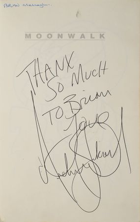 Lot #2182 Michael Jackson Signed Book