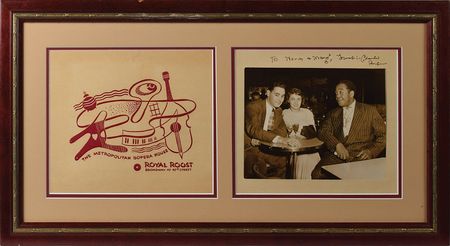 Lot #2204 Charlie Parker Signed Photograph - Image 1