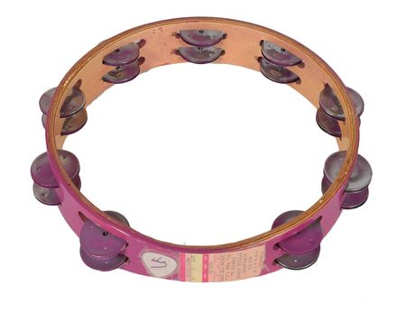 Lot #5512  Prince Concert-Used Purple Tambourine - Image 1