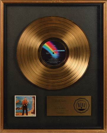 Lot #2285 Elton John 'Caribou' Sales Award Presented to Taupin - Image 1
