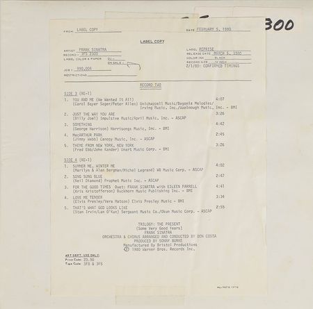 Lot #2207 Frank Sinatra - Image 6