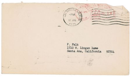 Lot #2130 Jim Morrison Fan Mail Correspondence - Image 2