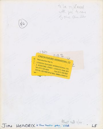 Lot #2102 Jimi Hendrix Original Photograph - Image 2