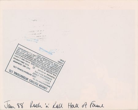 Lot #2091 Bob Dylan and Mick Jagger Original Vintage Photograph - Image 2