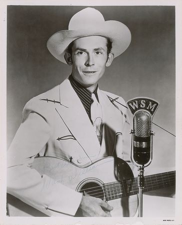Lot #2192 Hank Williams Signed Photograph - Image 1