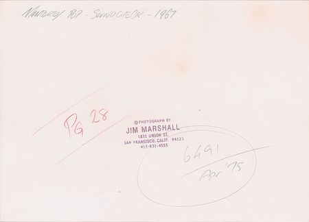 Lot #2101 Jimi Hendrix Original Photograph - Image 2