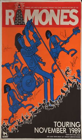 Lot #2395  Ramones 1989 Australia/New Zealand