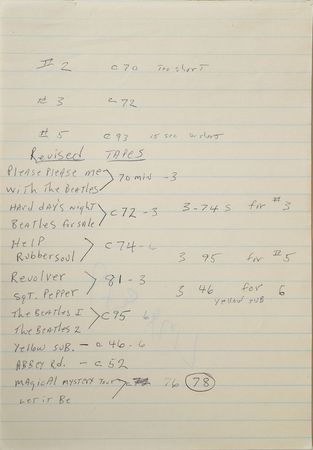 Lot #2348 Brad Delp's Handwritten Lyric Notebook - Image 5
