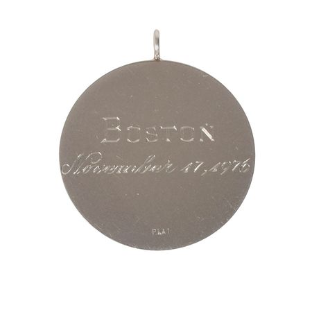 Lot #2340 Brad Delp's Engraved Platinum Boston