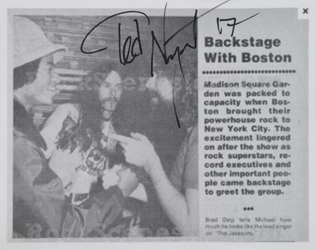 Lot #2359 Brad Delp Collection of Signed Albums and Photographs - Image 6