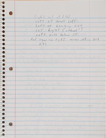 Lot #2338 Brad Delp's Notebook with Handwritten Notes and Lyrics - Image 4