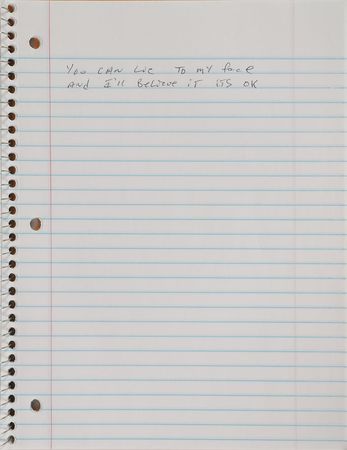 Lot #2338 Brad Delp's Notebook with Handwritten Notes and Lyrics - Image 6