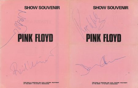 Lot #2170  Pink Floyd Signed Program - Image 2