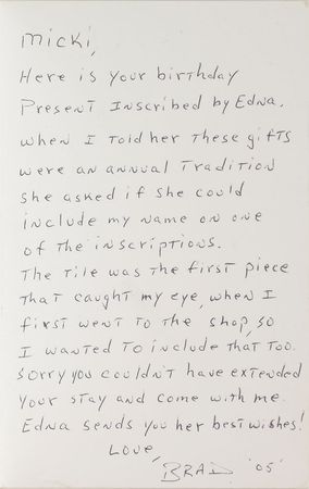 Lot #2373 Brad Delp's Gifts - Image 4