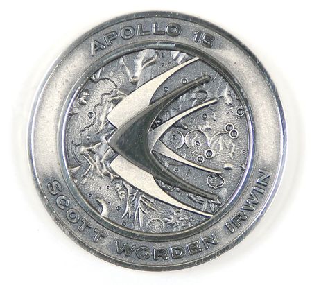 Lot #28 Dave Scottâ€™s Apollo 15 â€˜Spanish Plate
