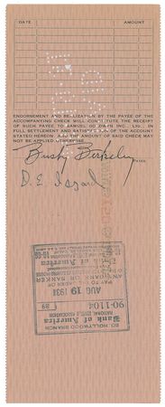 Lot #626 Busby Berkeley - Image 1