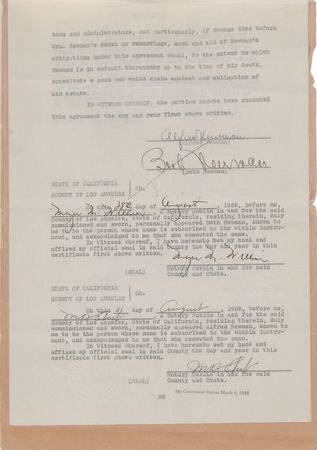Lot #510 Alfred Newman - Image 1