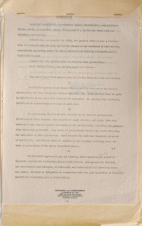 Lot #843 George Masters - Image 1