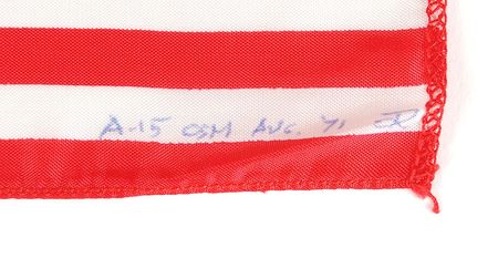 Lot #29 Dave Scottâ??s Apollo 15 Lunar Orbit-Flown Flag: Carried 74 orbits around the moon - Image 2