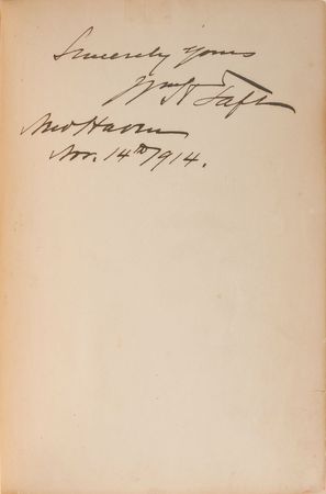 Lot #100 William H. Taft Book - Image 1