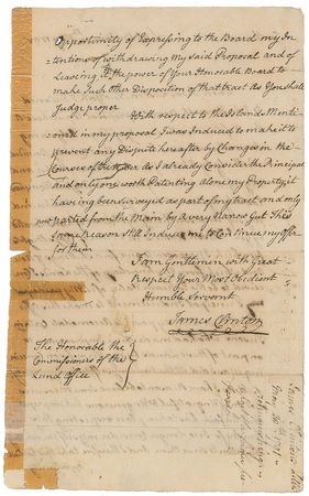 Lot #307 James Clinton - Image 1