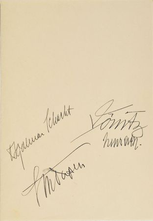 Lot #322 Nuremburg Trials: Important Nuremburg trial document signed by 19 Nazi defendants - Image 3