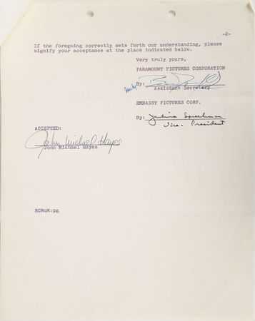 Lot #676 Alfred Hitchcock: John Michael Hayes - Image 2