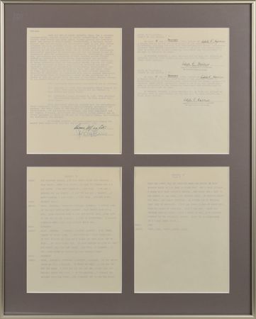 Lot #691 Dean Martin and Jerry Lewis Signed Document - Image 1
