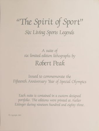 Lot #750 Sports Legends Posters - Image 1