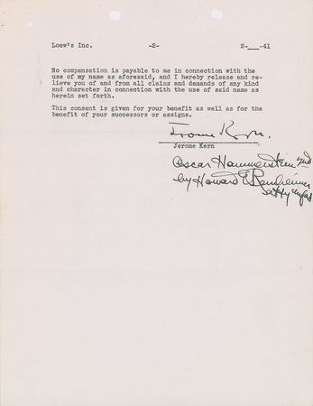 Lot #509 Jerome Kern - Image 2
