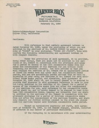 Lot #583 Leslie Howard - Image 1