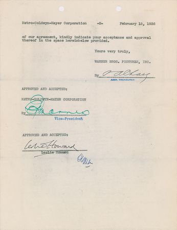 Lot #583 Leslie Howard - Image 2