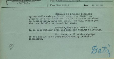 Lot #650 Marlene Dietrich Signed Document - Image 4