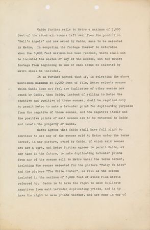 Lot #584 Howard Hughes and Louis B. Mayer: 