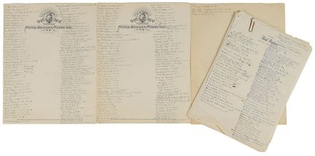 Lot #569 Busby Berkeley: Busby Berkeley's autobiographical index?a unique archive - Image 2